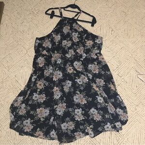 Torrid Floral Halter Dress Size 3 Preowned